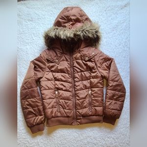 Dollhouse Fall/Winter Puffer Coat/Jacket - Fur lined hood